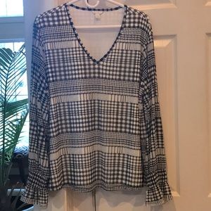Houndstooth Top